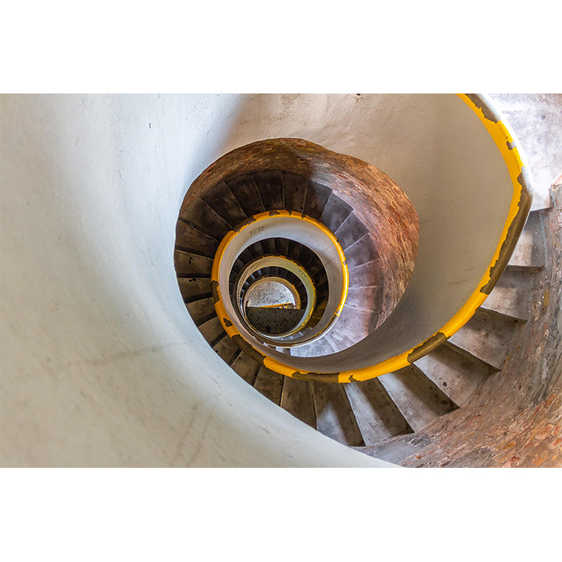 Spiral Staircase Wall Mural Decal Eco-friendly Mural Wallpaper for Bedroom