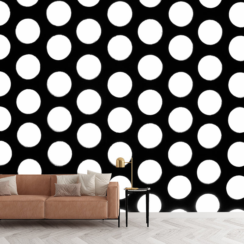 Geometric Style Illustration Murals Wall for Reading Room, Moisture Resistant