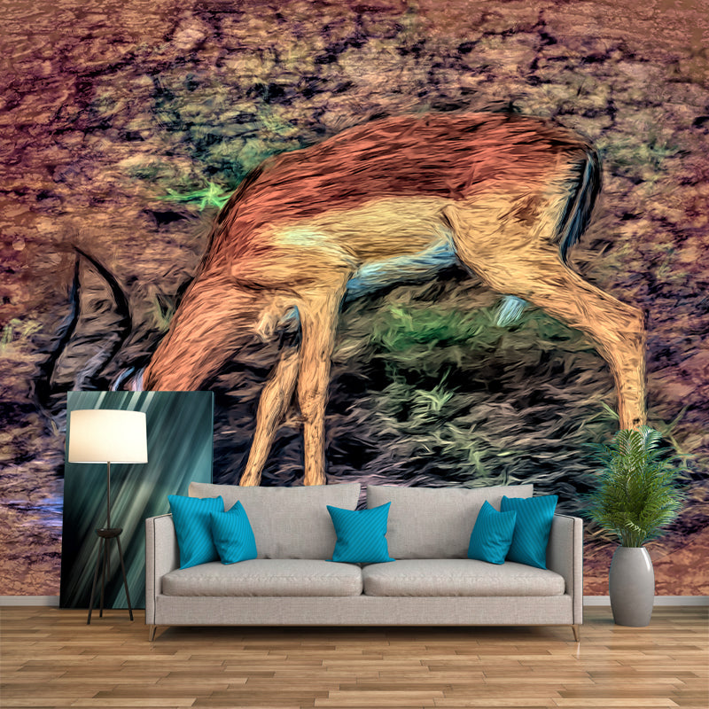 Animal Pattern Illustration Mural Environment Friendly for Living Room Home Decor