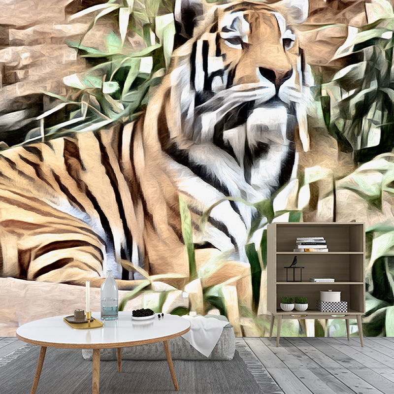 Animal Pattern Illustration Mural Environment Friendly for Living Room Home Decor