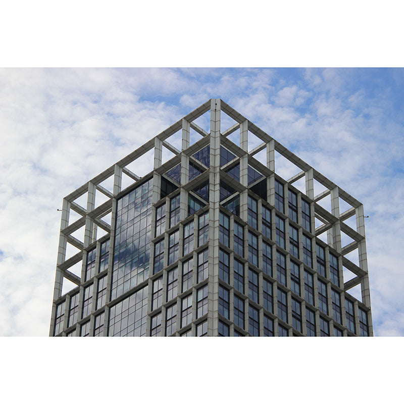 Contemporary Style Urban High-rise Wall Murals for Meeting Room, Stain Resistant