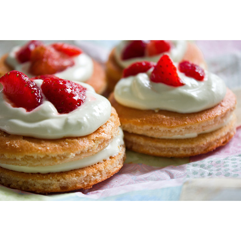 Sweet Dessert Mural Wallpaper Mildew Resistant Coffee Shop Wall Decor, Personalised Size