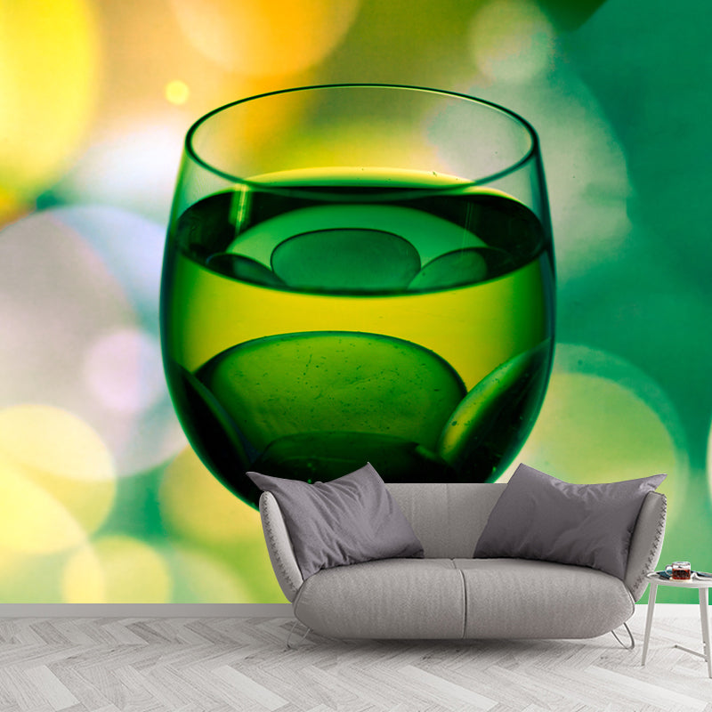 Photography Wine Mural Decal Stain Resistant Bar Shop Wall Covering, Personalised Size