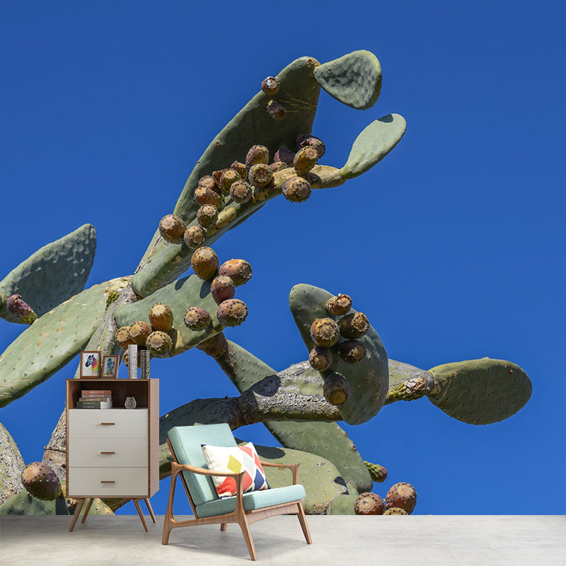 Cactus Mural Wallpaper for Living Room Bedroom Wall Decor, Waterproofing