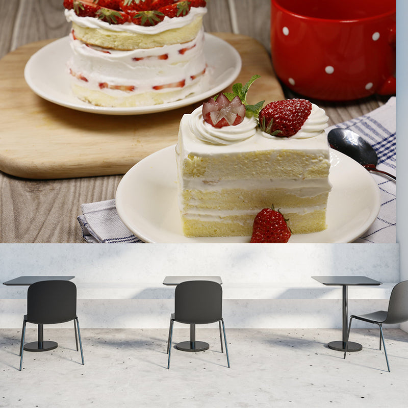 Contemporary Style Cake Wall Decor Mural Moisture Resistant for Cake Shop
