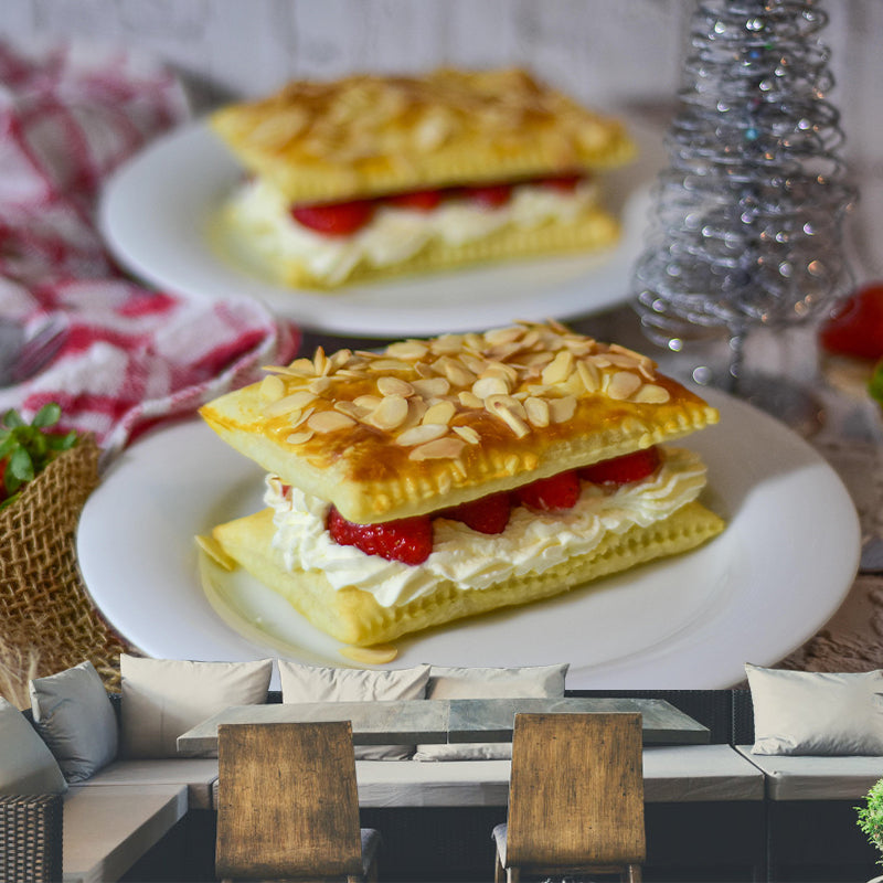 Contemporary Pastry Wall Mural Environment Friendly Wallpaper for Cake Shop