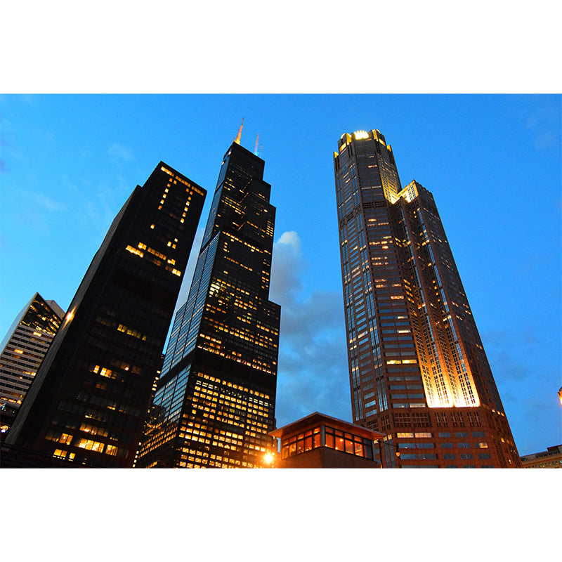 American City Architecture Landscape Removable Wall Mural for Meeting Room