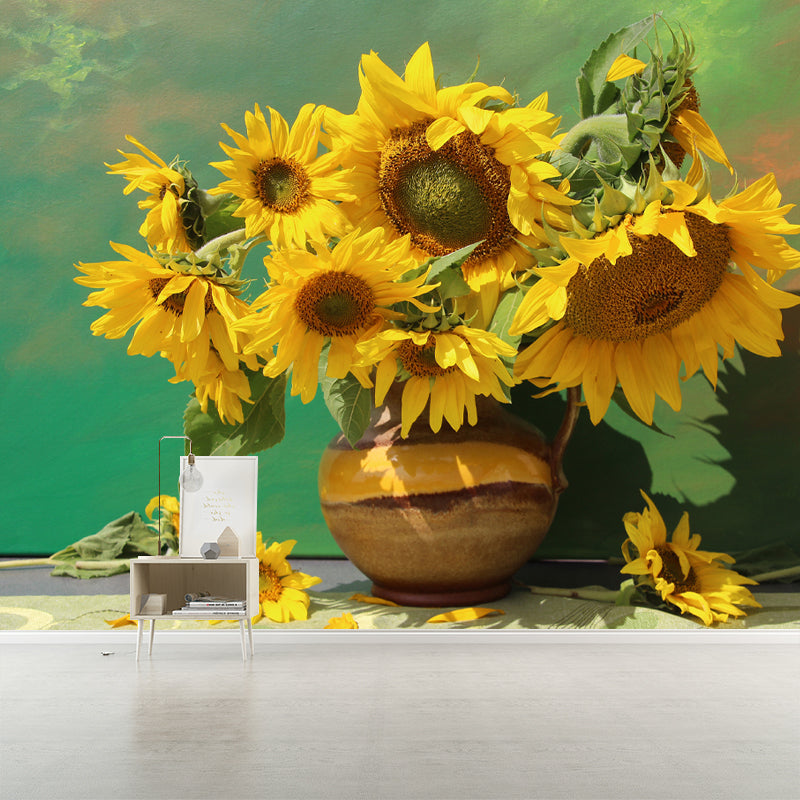 Beautiful Flower Mural Wallpaper for Home Decoration, Personalized Size