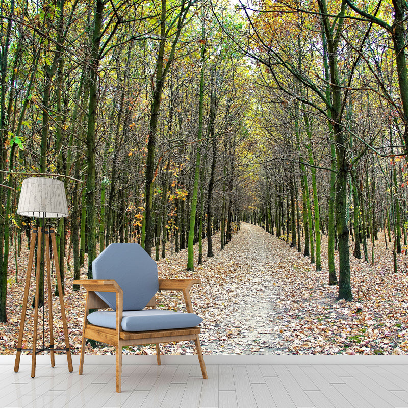 Forest Trees Wall Covering for Dining Room Wall Decor, Moisture Resistant