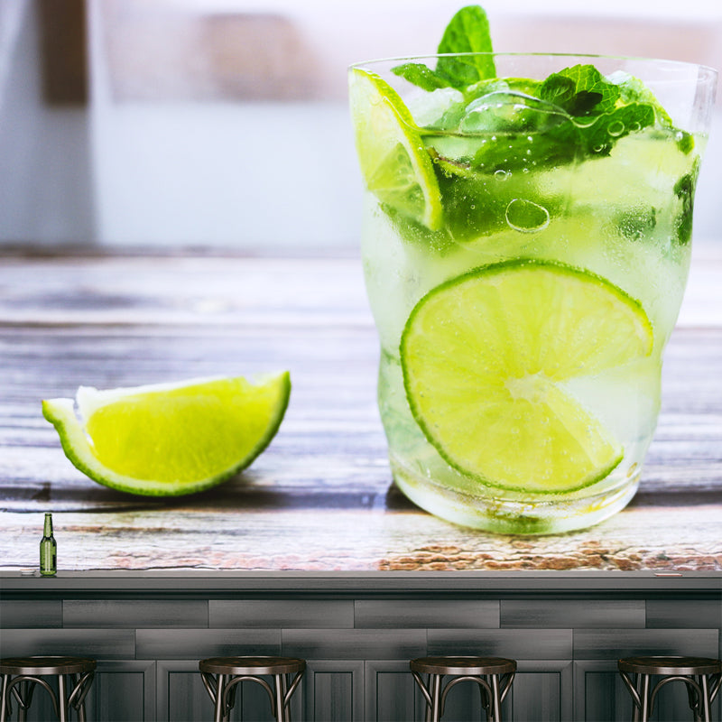 Cocktail Wall Mural Wallpaper for Bar, Made to Measure, Moisture Resistant