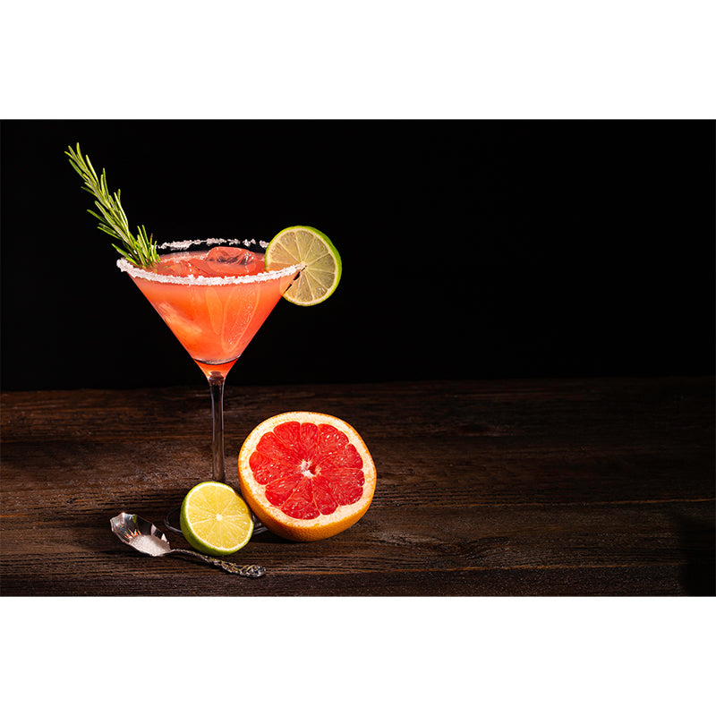 Cocktail Photo Modern Wall Murals for Bar Moisture Resistant Wall Decor