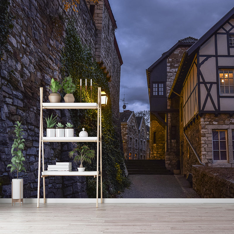 Photography Architecture Mural Wallpaper Stain Resistant for Sleeping Room