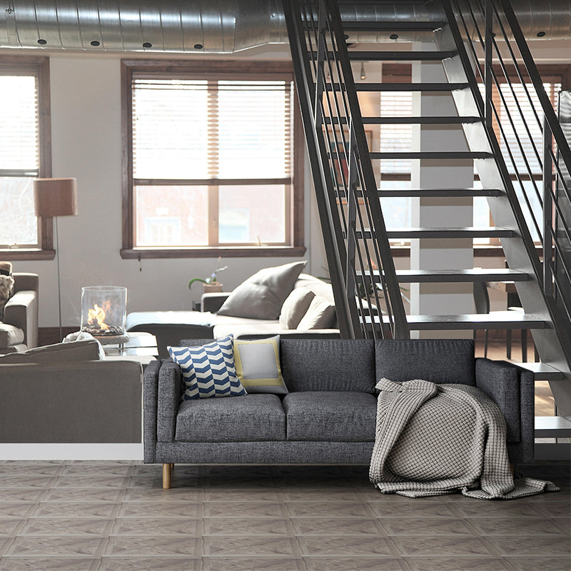 Photography Stairs Architecture Mural Wallpaper Stain Resistant for Sitting Room