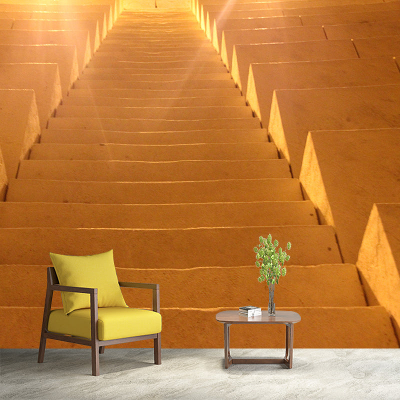 Customized Photography Stairs Building Mural Wallpaper Wall Covering for Bedroom