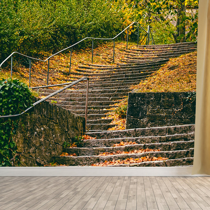 Customized Photography Stairs Building Mural Wallpaper Wall Covering for Home Decor