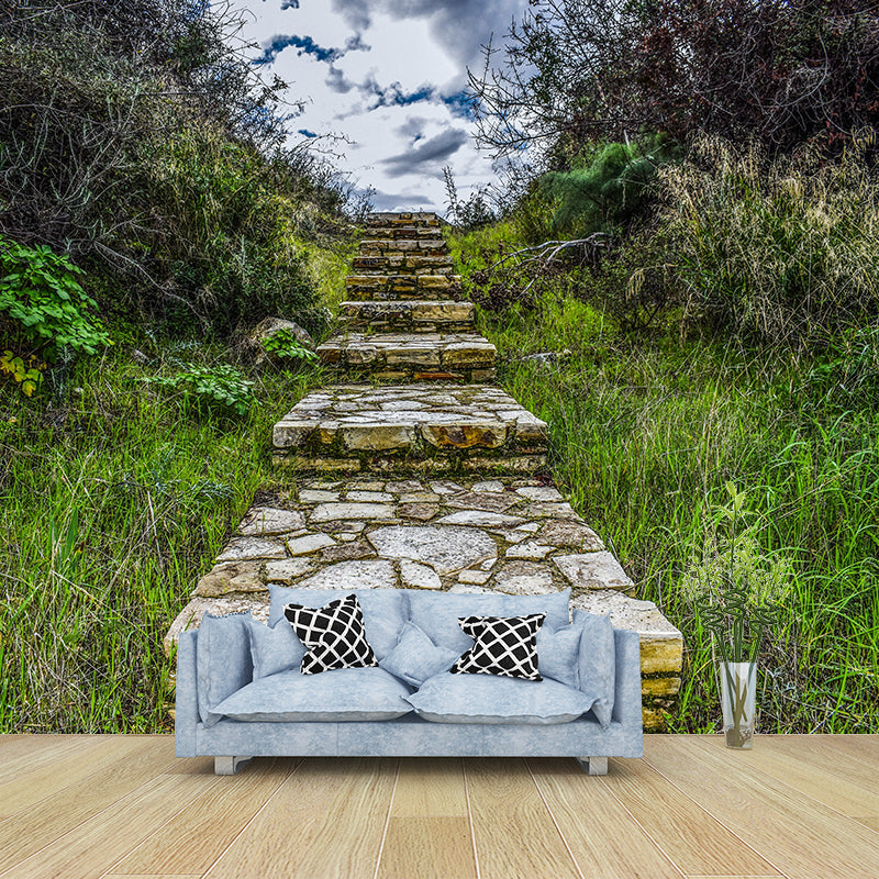 Customized Modern Stairs Building Mural Wallpaper Wall Covering for Wall Decor