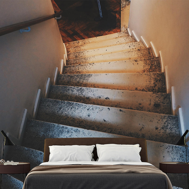 Customized Modern Stairs Building Mural Wallpaper Wall Covering for Wall Decor