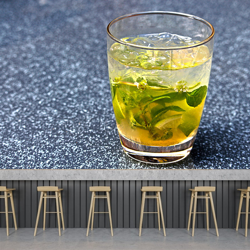 Wine Wall Mural Moisture Resistant Contemporary Photography Wall Art for Pub