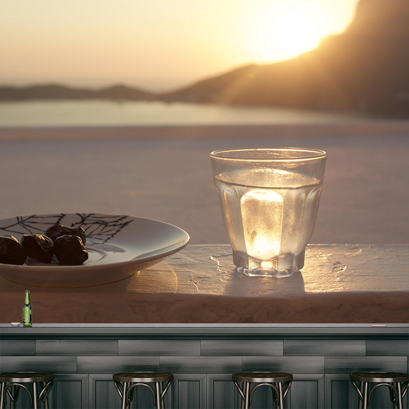 Wine Wall Mural Modern Environment Friendly Photography Decoration for Bar