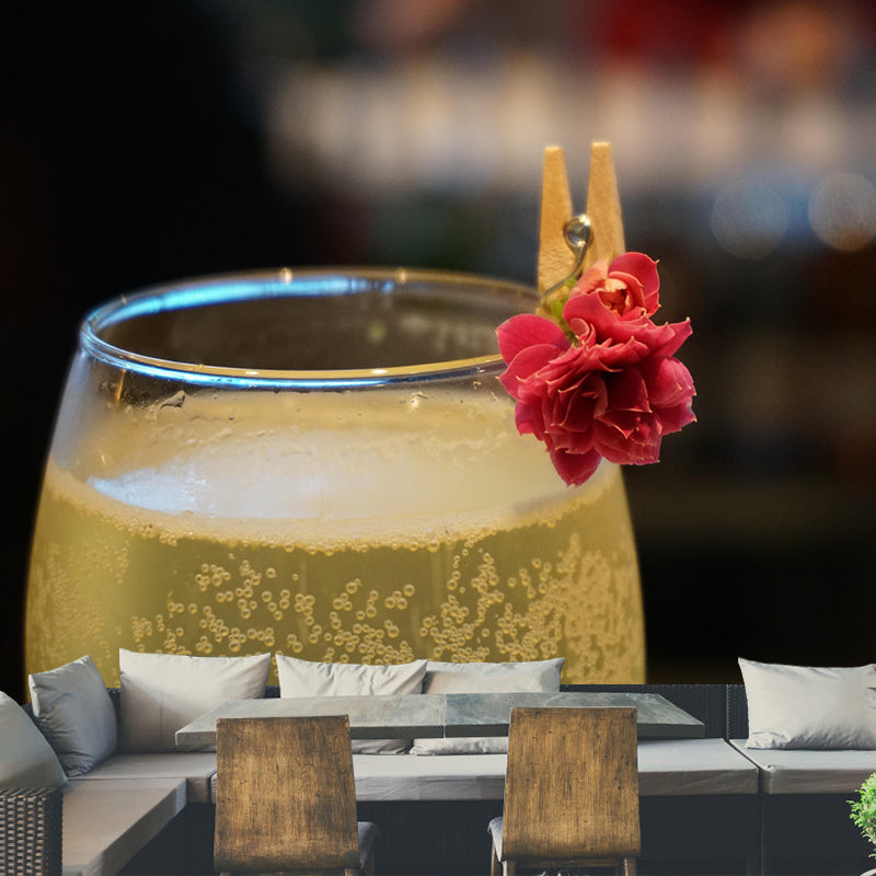 Customized Modern Mural Wallpaper Moisture Resistant Bar Shop Wall Decor