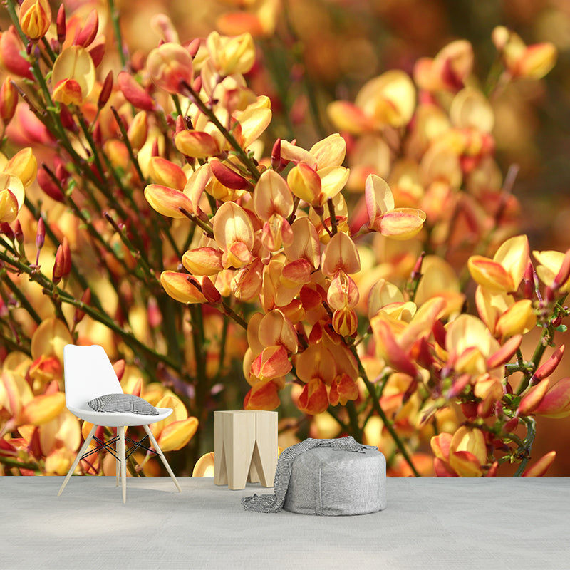 Customized Sea of Flowers Mural Wall Covering Eco-friendly Wallpaper for Bedroom