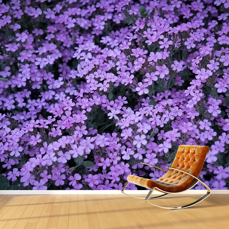 Customized Sea of Flowers Mural Wall Covering Eco-friendly Wallpaper for Bedroom