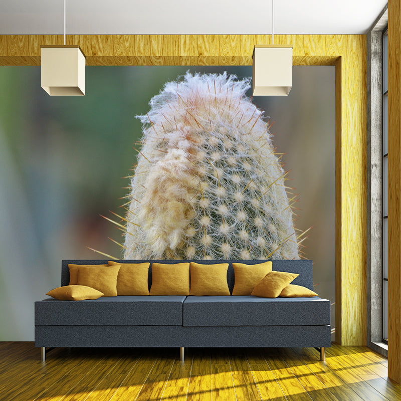 Tropical Plant Cactus Wall Art Decor for Reading Room, Water Resistant