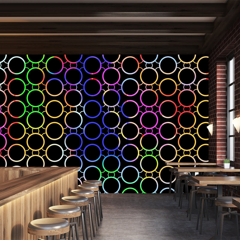 Geometric Shape Mural Modernism Bedroom Living Room Decoration, Stain Resistant