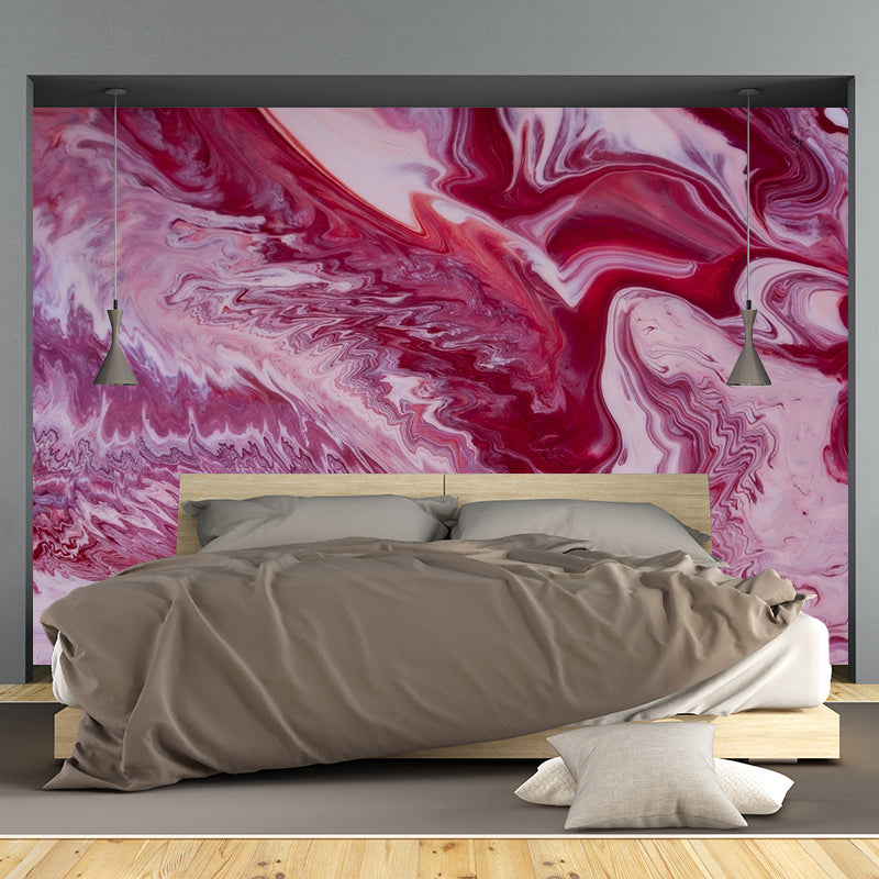 Abstract Swirl Mural Wallpaper Sitting Room Decoration, Personalized Size Available