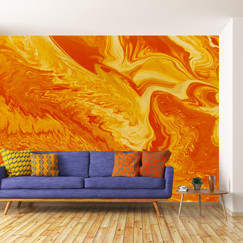 Abstract Swirl Mural Wallpaper Sitting Room Decoration, Personalized Size Available