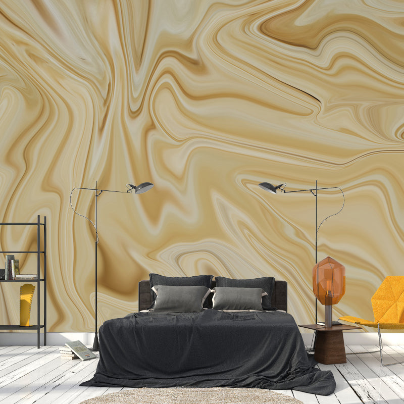 Abstract Illustration Contemporary Mural for Living Room, Stain Resistant