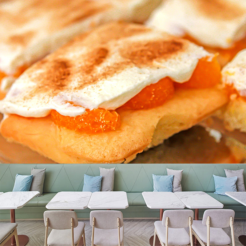 Sweet Fruit Cake Mural Wallpaper for Cake Shop Wall Decor, Made to Measure