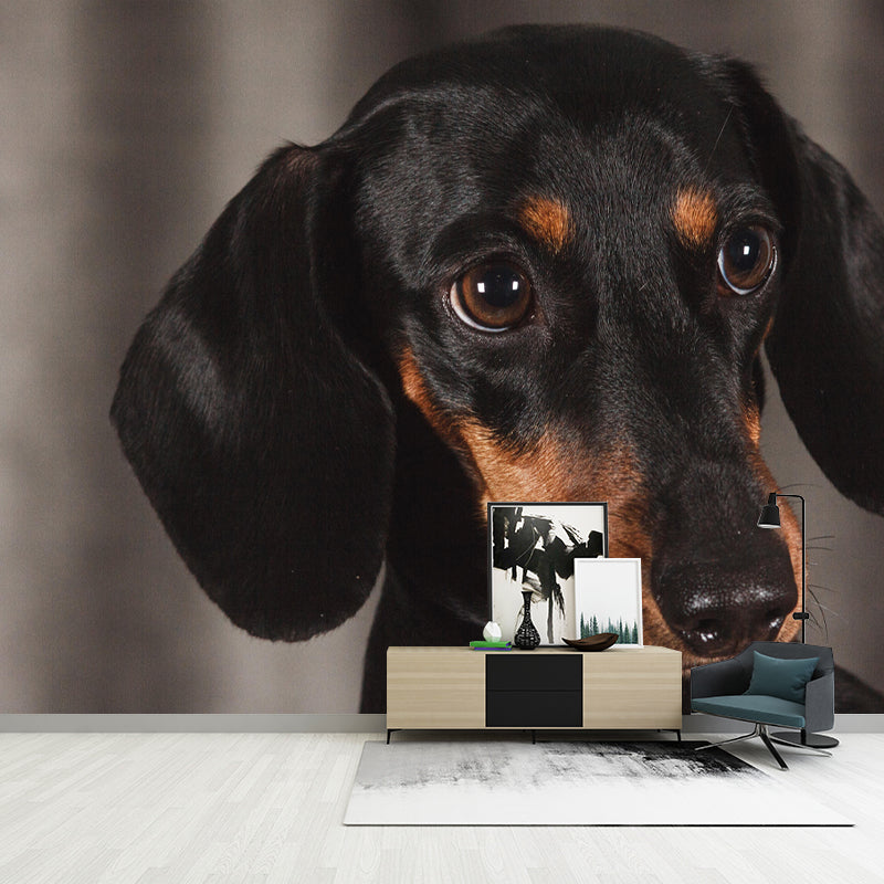 Lovely Dachshund Dog Mural Wall Decor Living Room Wall Covering for Decoration