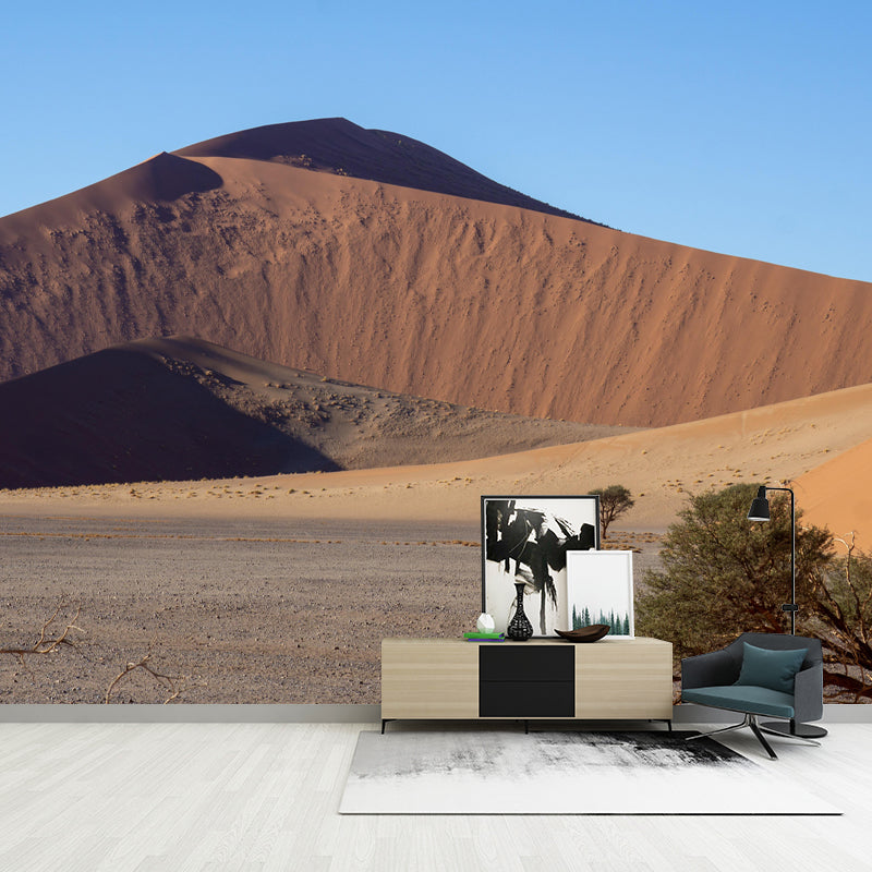 Customized Desert Wall Mural Modernism Mildew Resistant Wall Decor for Sleeping Room
