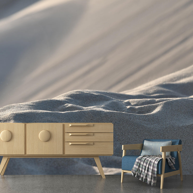 Customized Desert Wall Mural Modernism Mildew Resistant Wall Decor for Living Room