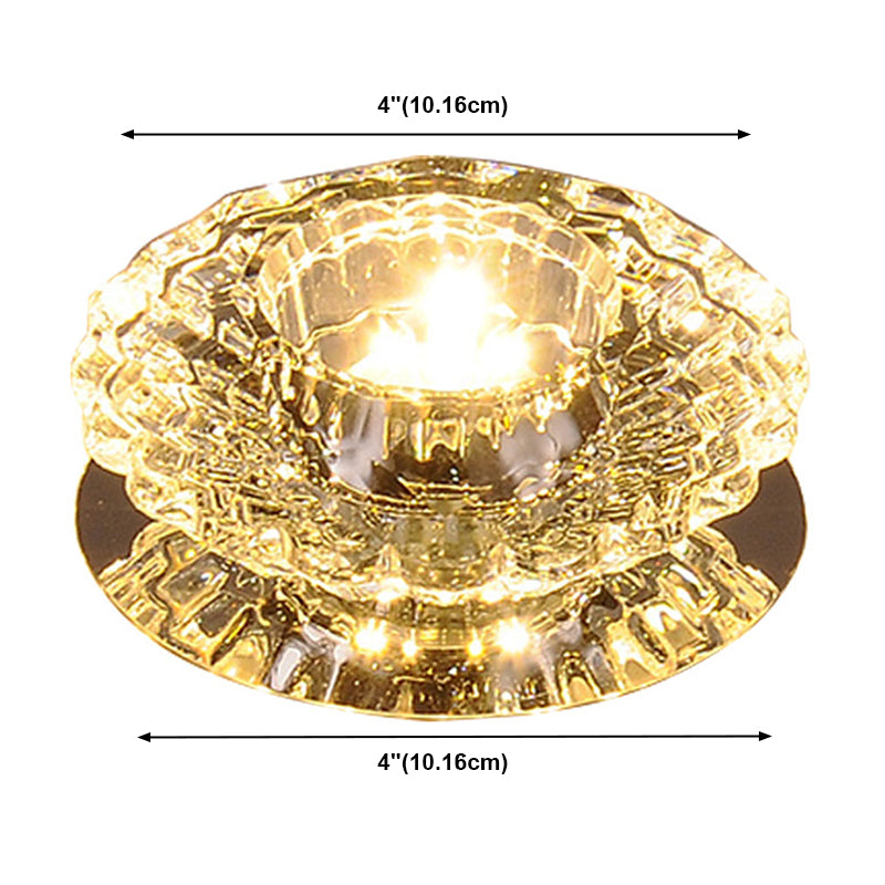 Voyant de cristal de style moderne simple, Mount Lighting for Corridor Living Room