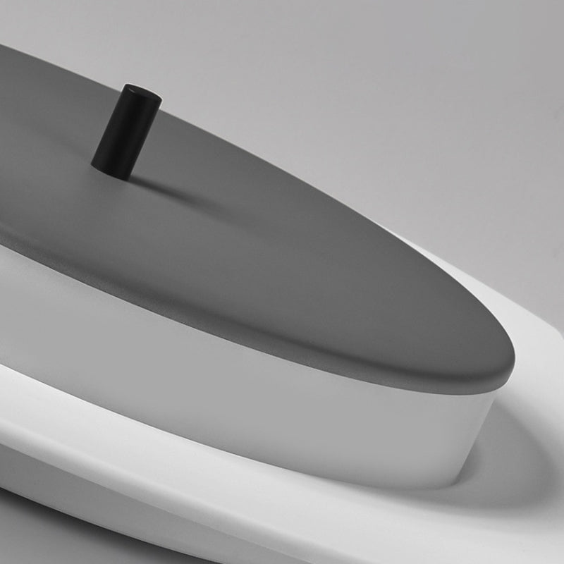 Acrylic Circular LED Ceiling Fixture in Modern Style Aluminium Macaron Flush Mount for Bedroom