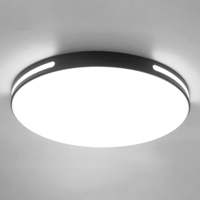 1-Light Geometric Shade Flush Mount Modern Simple Style Flush Mount Ceiling Light Fixture