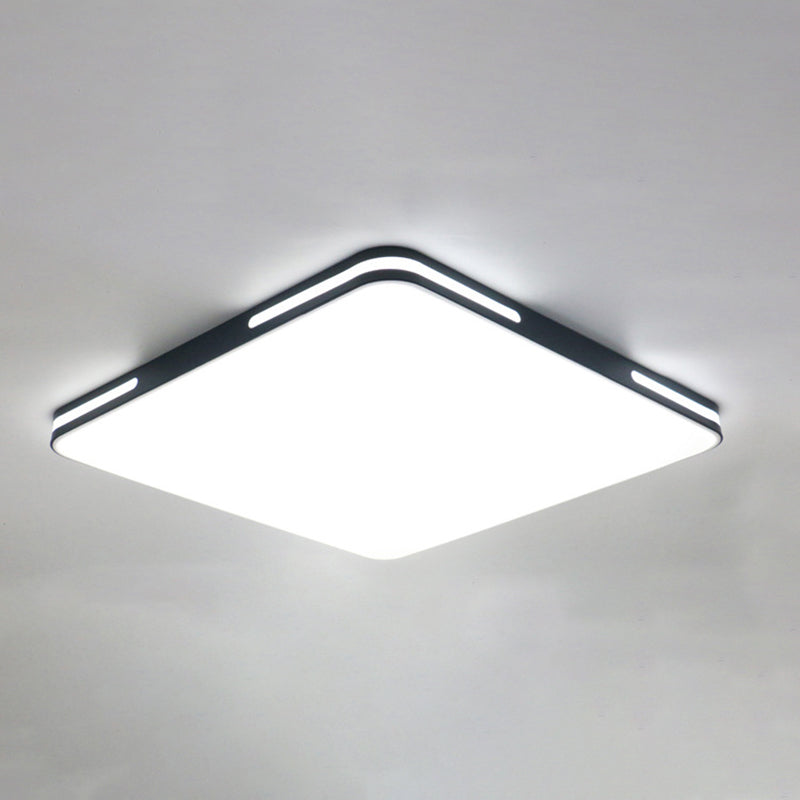1-Light Geometric Shade Flush Mount Modern Simple Style Flush Mount Ceiling Light Fixture