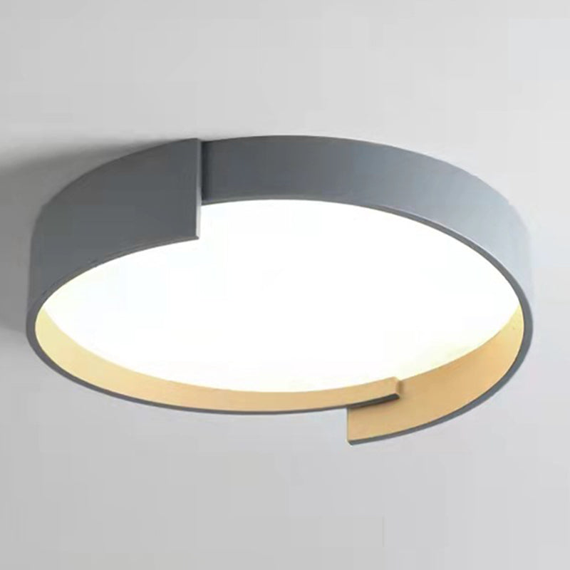 Modern Style 1-Light Round Shade Flush Mount Flush Mount Ceiling Light Fixture
