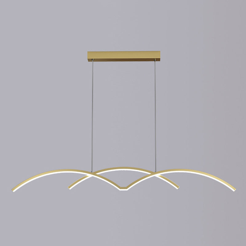 Linear Island Lights Modern Kitchen Island Lighting Metal 2 Light Island Pendant Lights