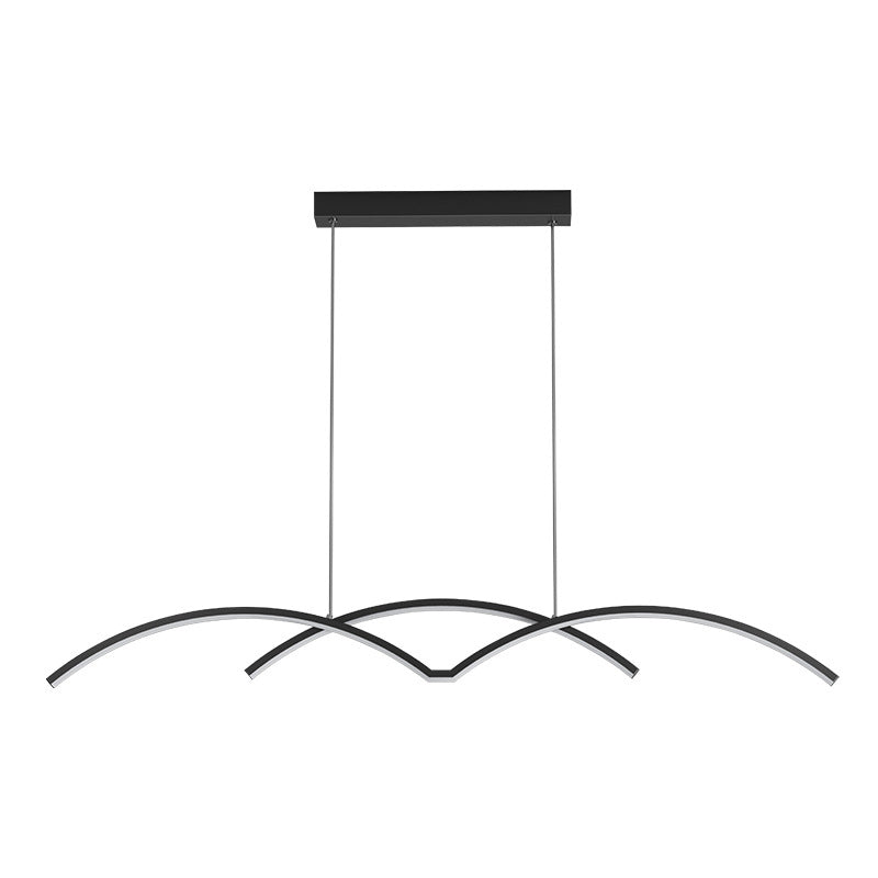 Linear Island Lights Modern Kitchen Island Lighting Metal 2 Light Island Pendant Lights