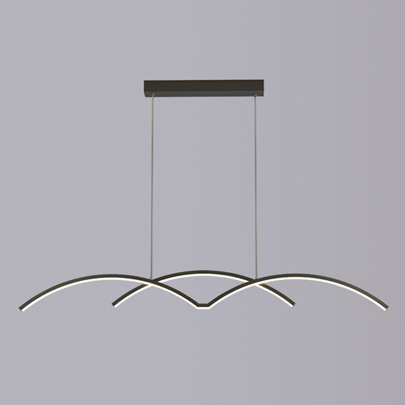 Linear Island Lights Modern Kitchen Island Lighting Metal 2 Light Island Pendant Lights