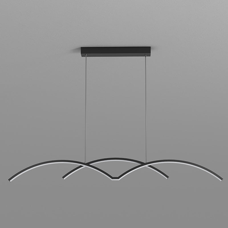 Linear Island Lights Modern Kitchen Island Lighting Metal 2 Light Island Pendant Lights