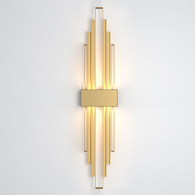 Stile moderno Apparecchi per illuminazione a parete a 1 luce lampada montata a parete in metallo geometrico