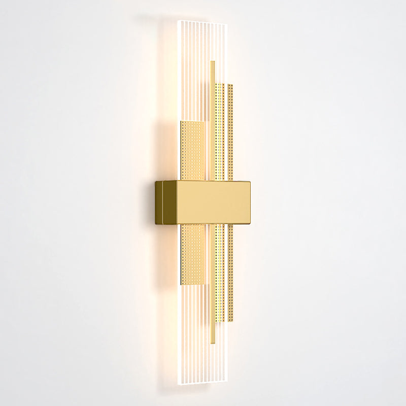 Stile moderno Apparecchi per illuminazione a parete a 1 luce lampada montata a parete in metallo geometrico