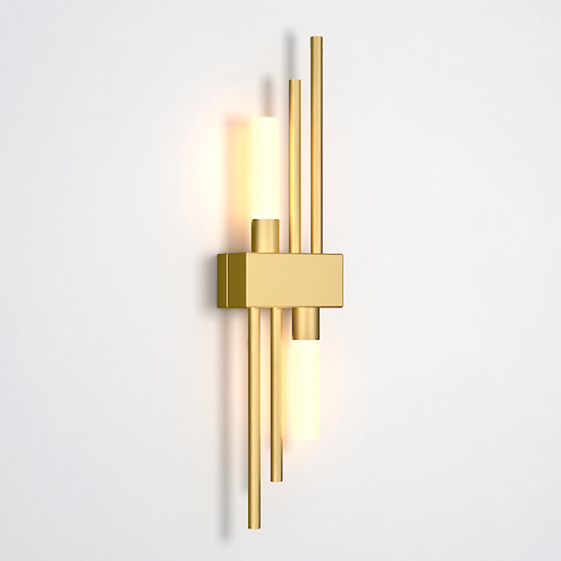 Moderne stijl 1-licht wandverlichting armaturen geometrische metalen wand gemonteerd lamp