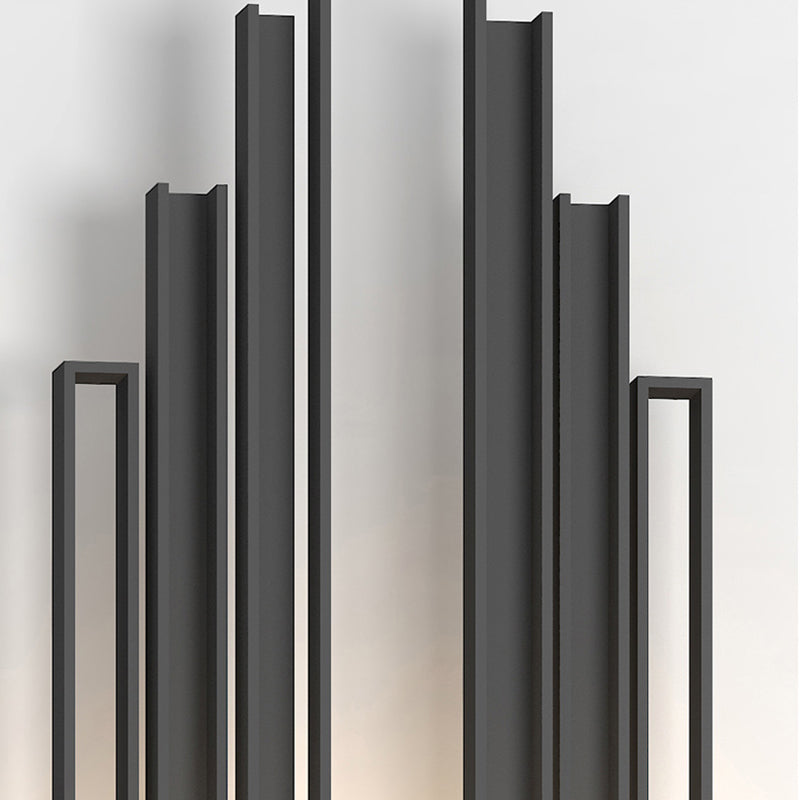 Stile moderno Apparecchi per illuminazione a parete a 1 luce lampada montata a parete in metallo geometrico