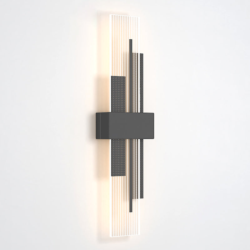 Stile moderno Apparecchi per illuminazione a parete a 1 luce lampada montata a parete in metallo geometrico