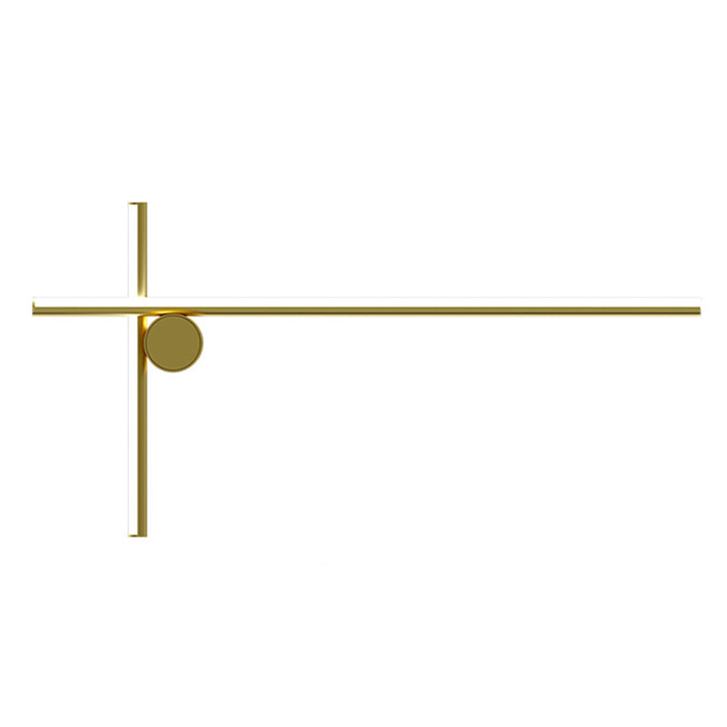 Luci di applique in alluminio in alluminio in alluminio a parete moderna a 2 luci in finitura dorata